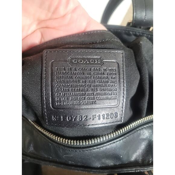 2007 Coach Leather Executive Carry All F11203 Bag Black - Picture 13 of 13